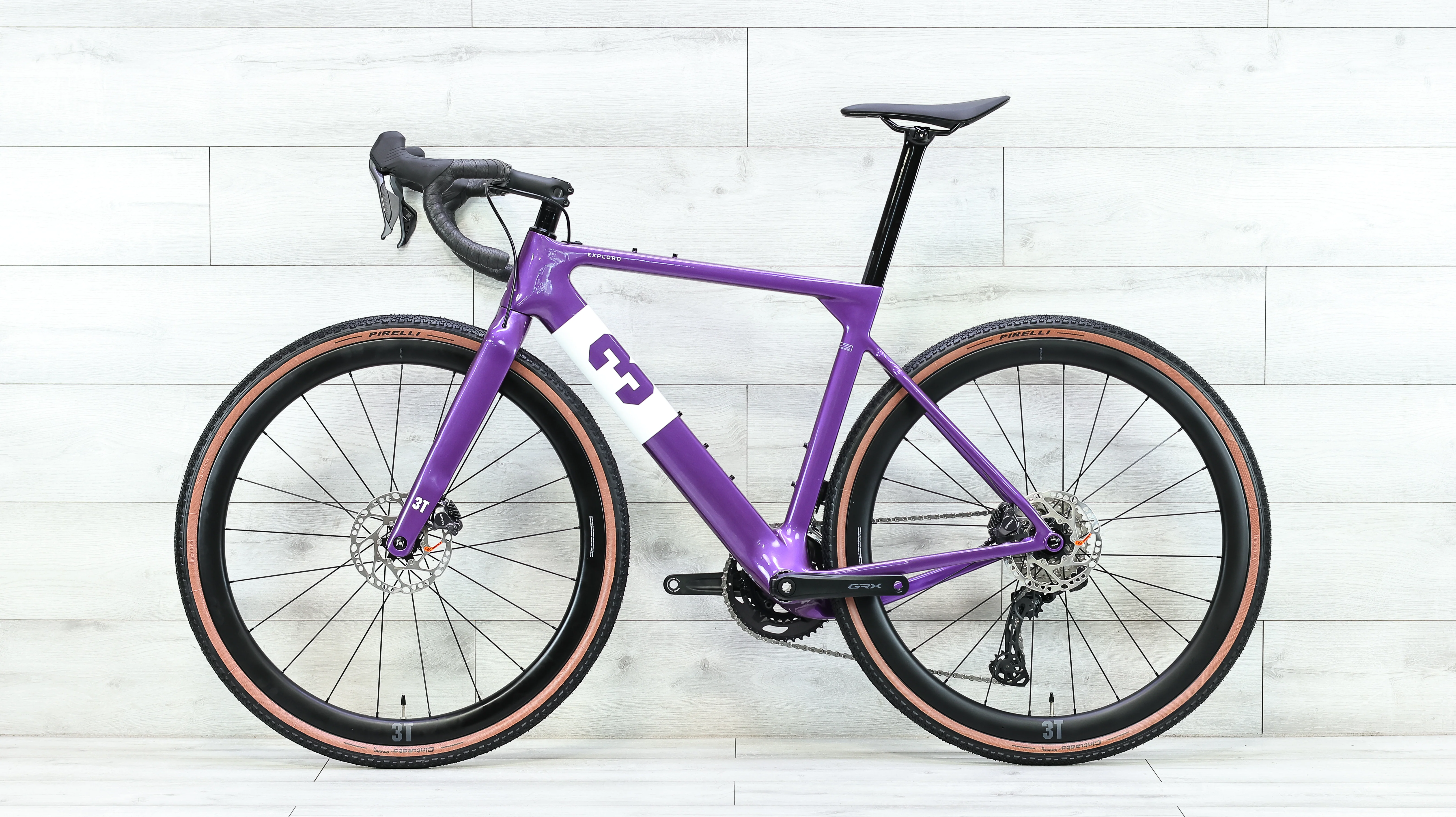 3T Exploro Primo GRX Di2 Grape Gravel Bike - 2026, Medium - Image 2