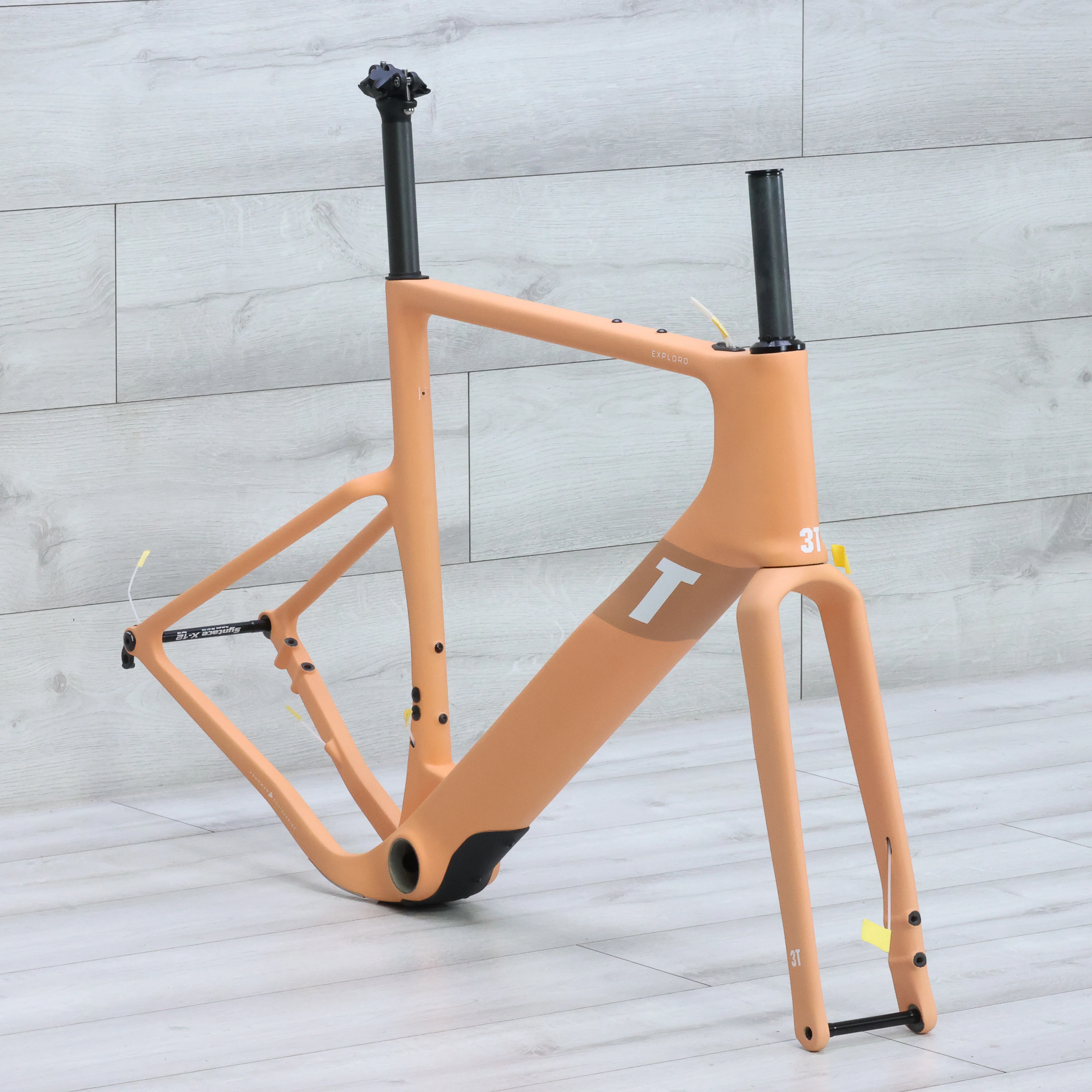 3T Exploro Ultra Gravel Bike Frameset Terracotta - Image 4