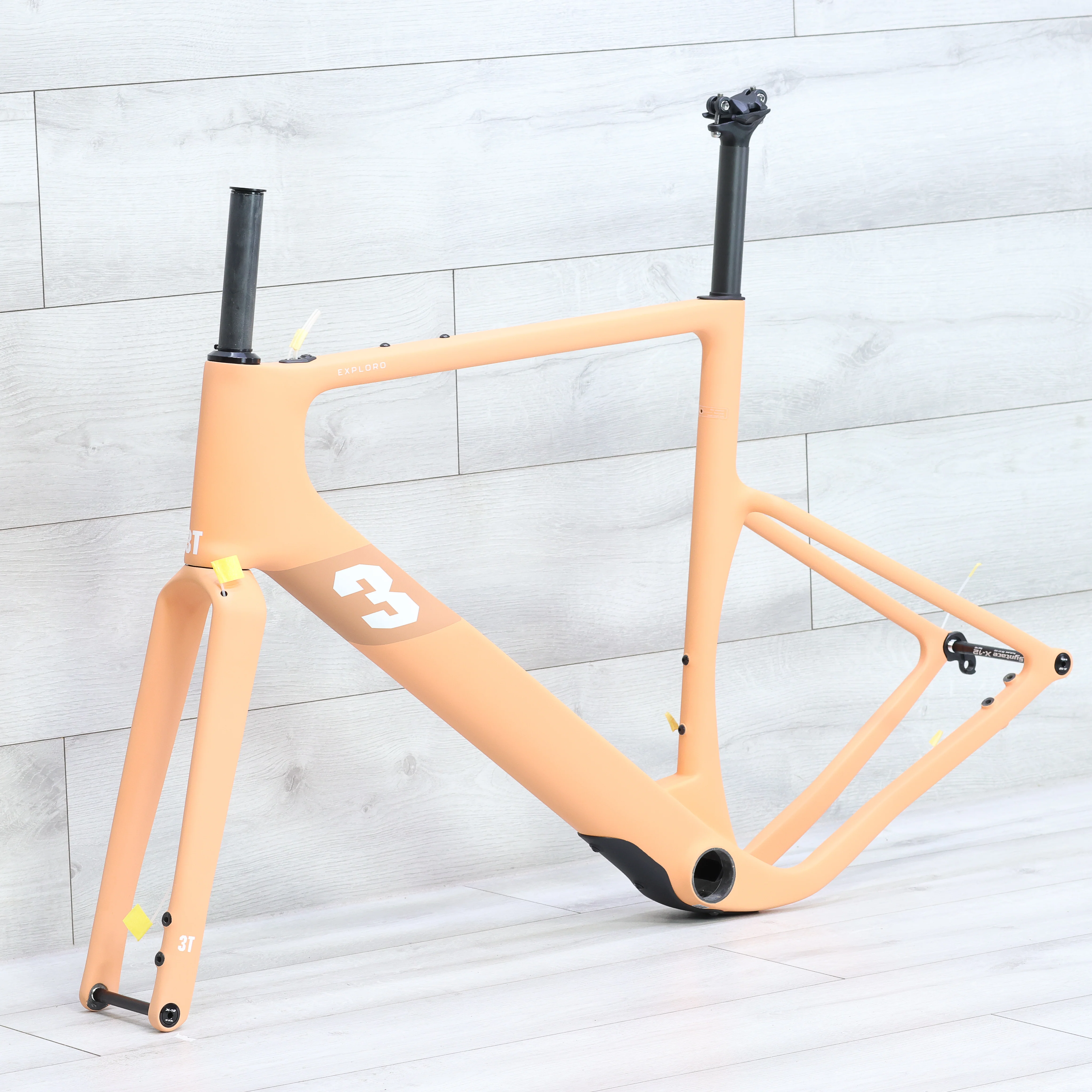 3T Exploro Ultra Gravel Bike Frameset Terracotta - Image 5