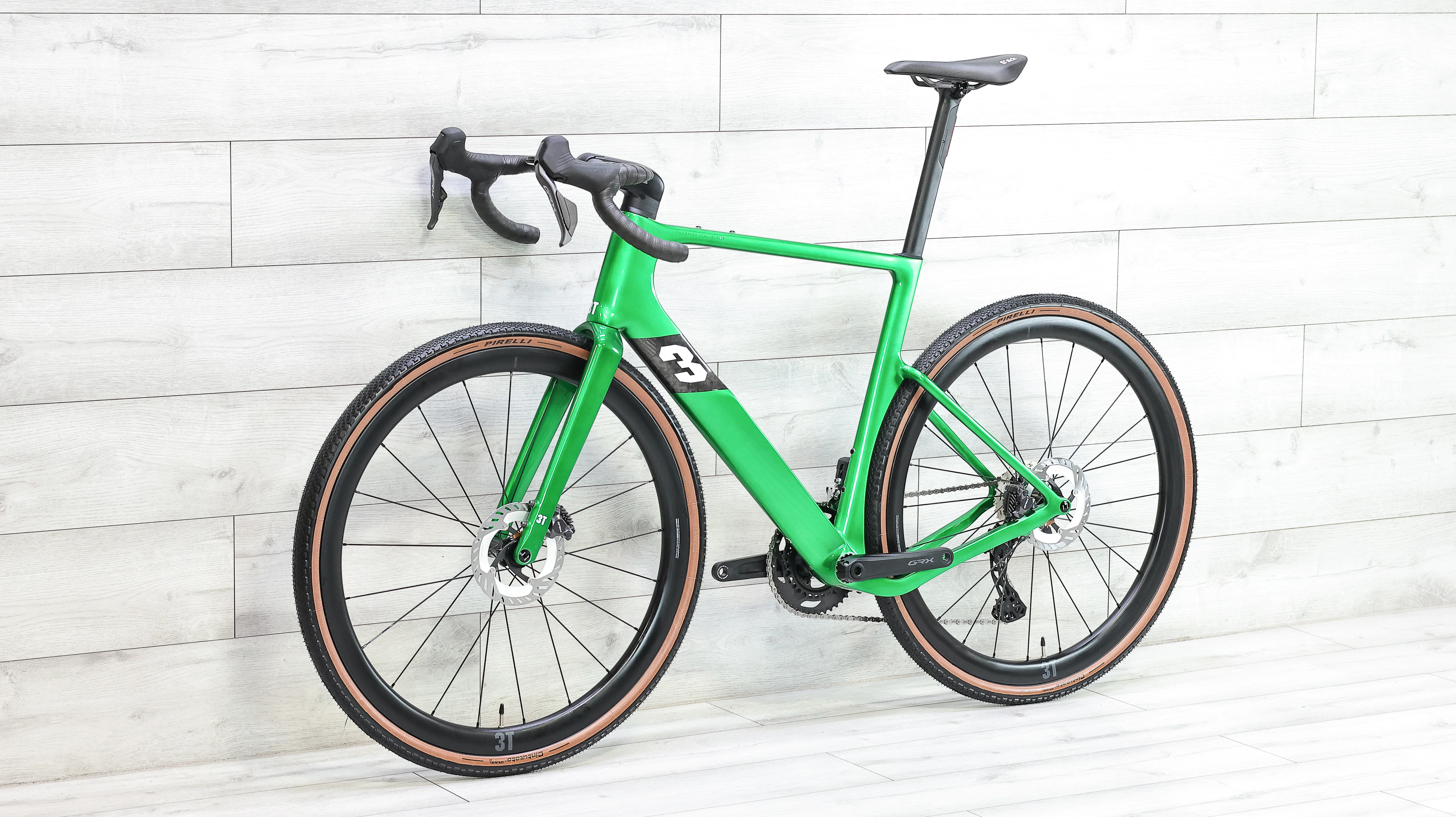 3T Racemax 2 Italia GRX Di2 Verde Gravel Bike - 2025, Large - Image 4