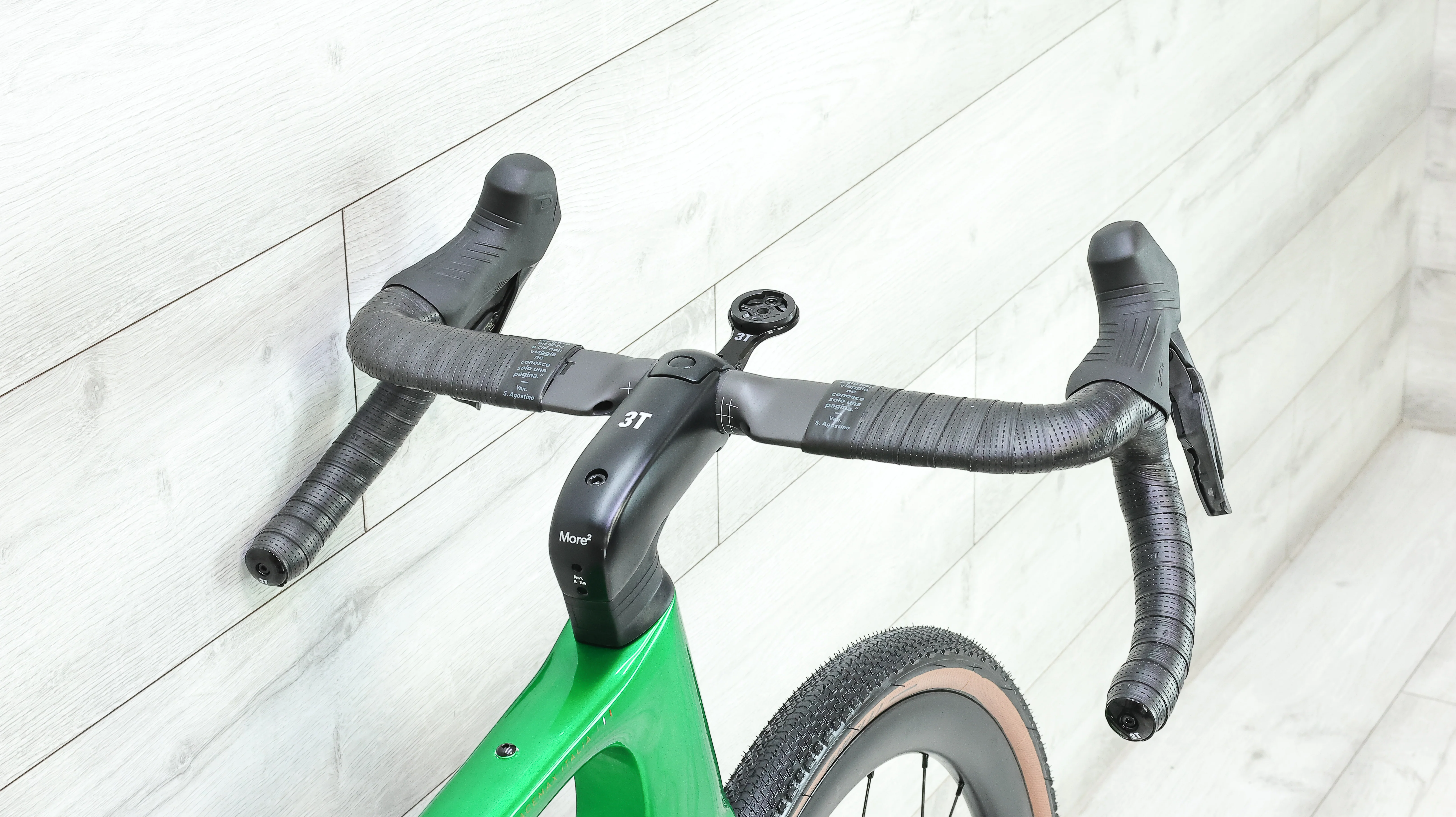 3T Racemax 2 Italia GRX Di2 Verde Gravel Bike - 2025, Large - Image 8