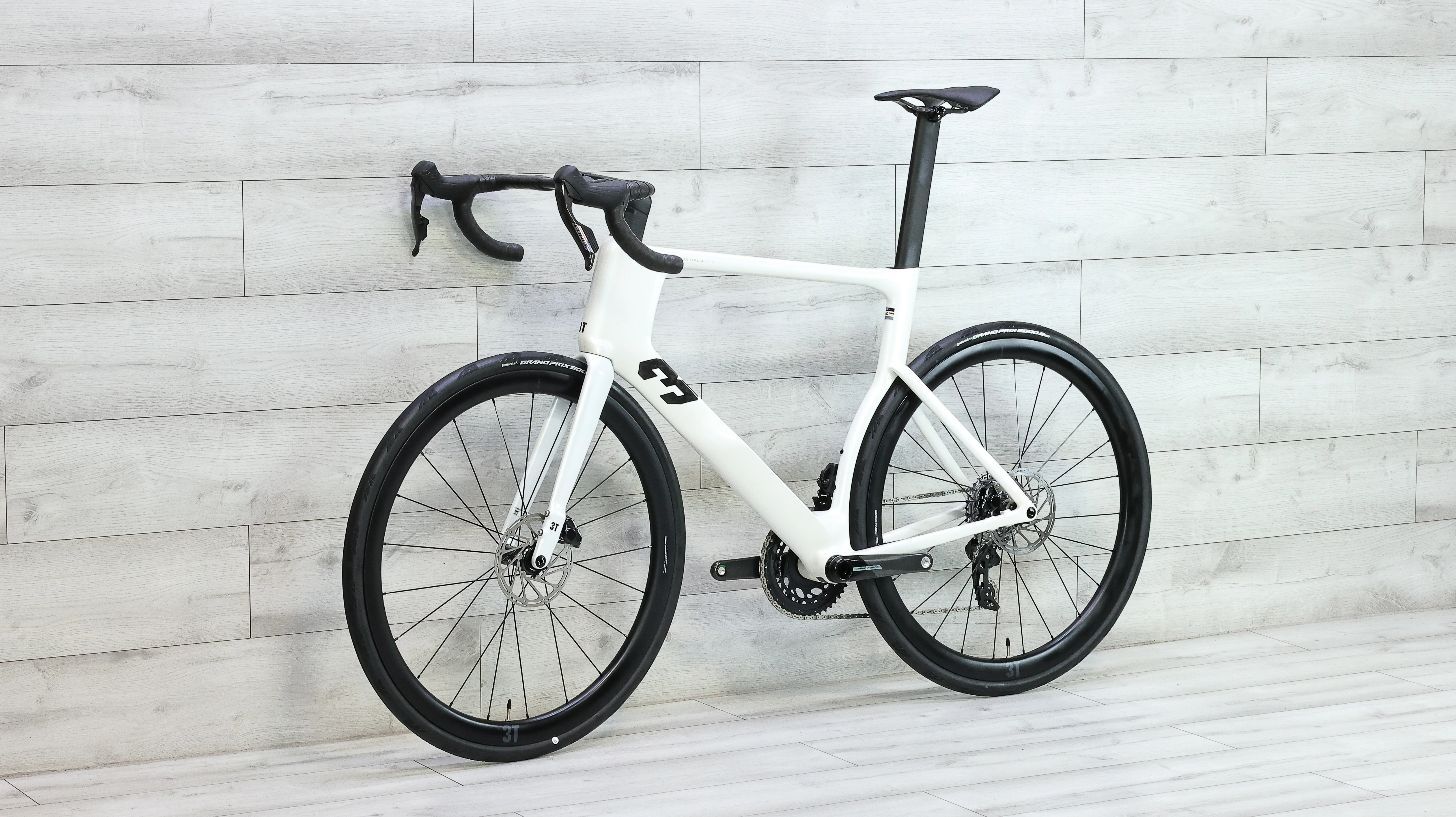 3T Strada Italia Force AXS Bianco Road Bike - 2026, X-Large - Image 4