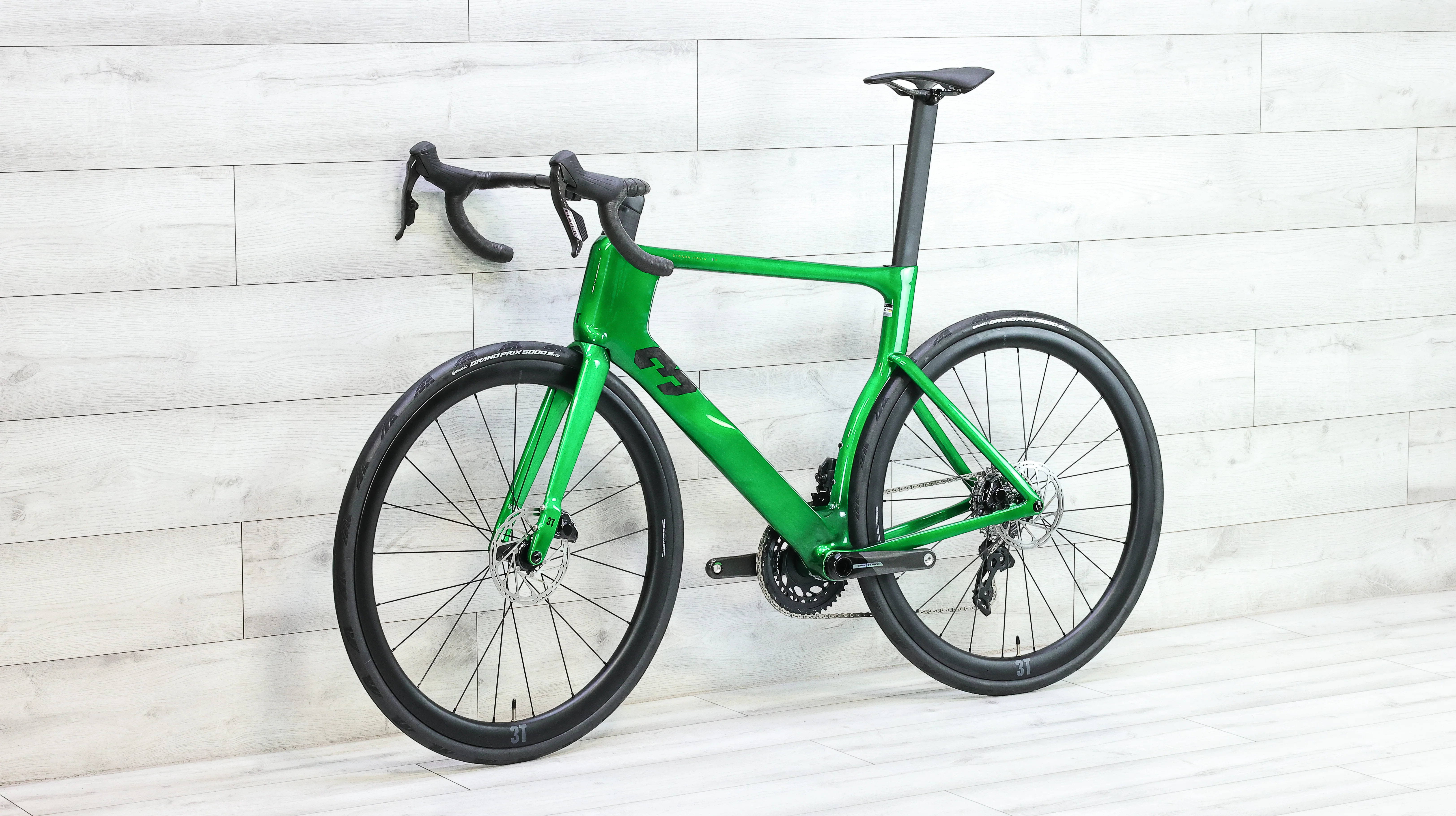 3T Strada Italia Force AXS Verde Road Bike - 2026, Large - Image 4
