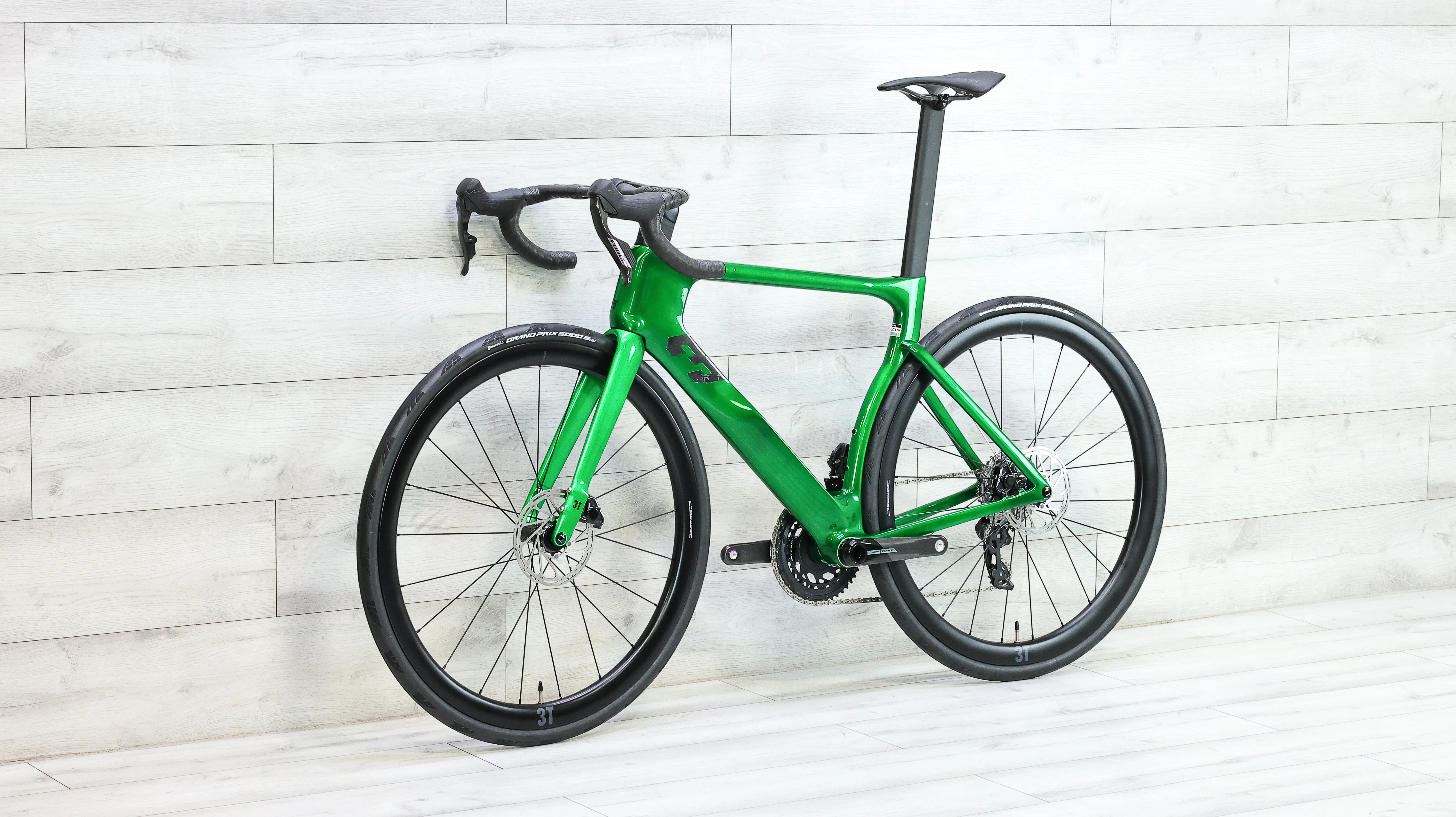 3T Strada Italia Force AXS Verde Road Bike - 2026, Small - Image 4