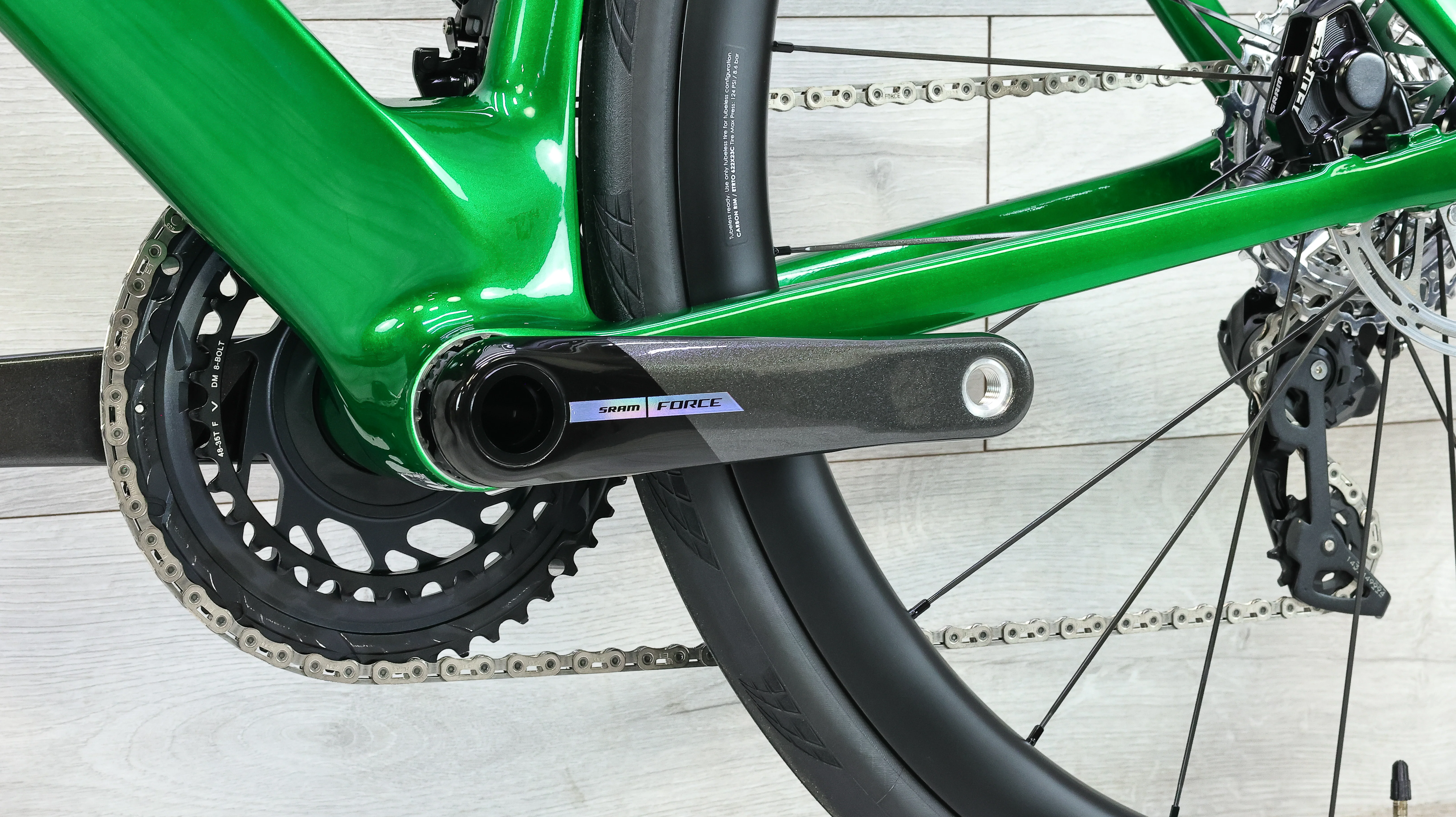 3T Strada Italia Force AXS Verde Road Bike - 2026, Small - Image 7