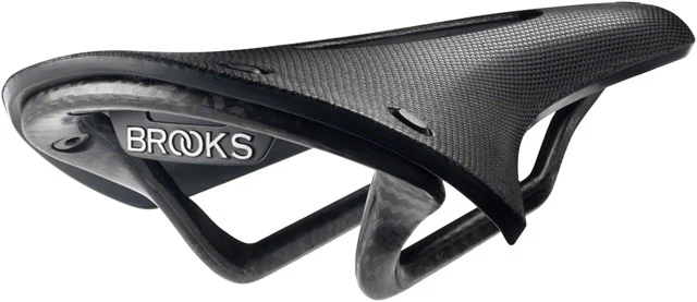 Brooks C13 Carved Saddle - Carbon, Black