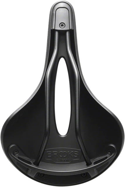 Brooks C19 Carved All Weather Saddle - Steel, Black, Men's - Image 3