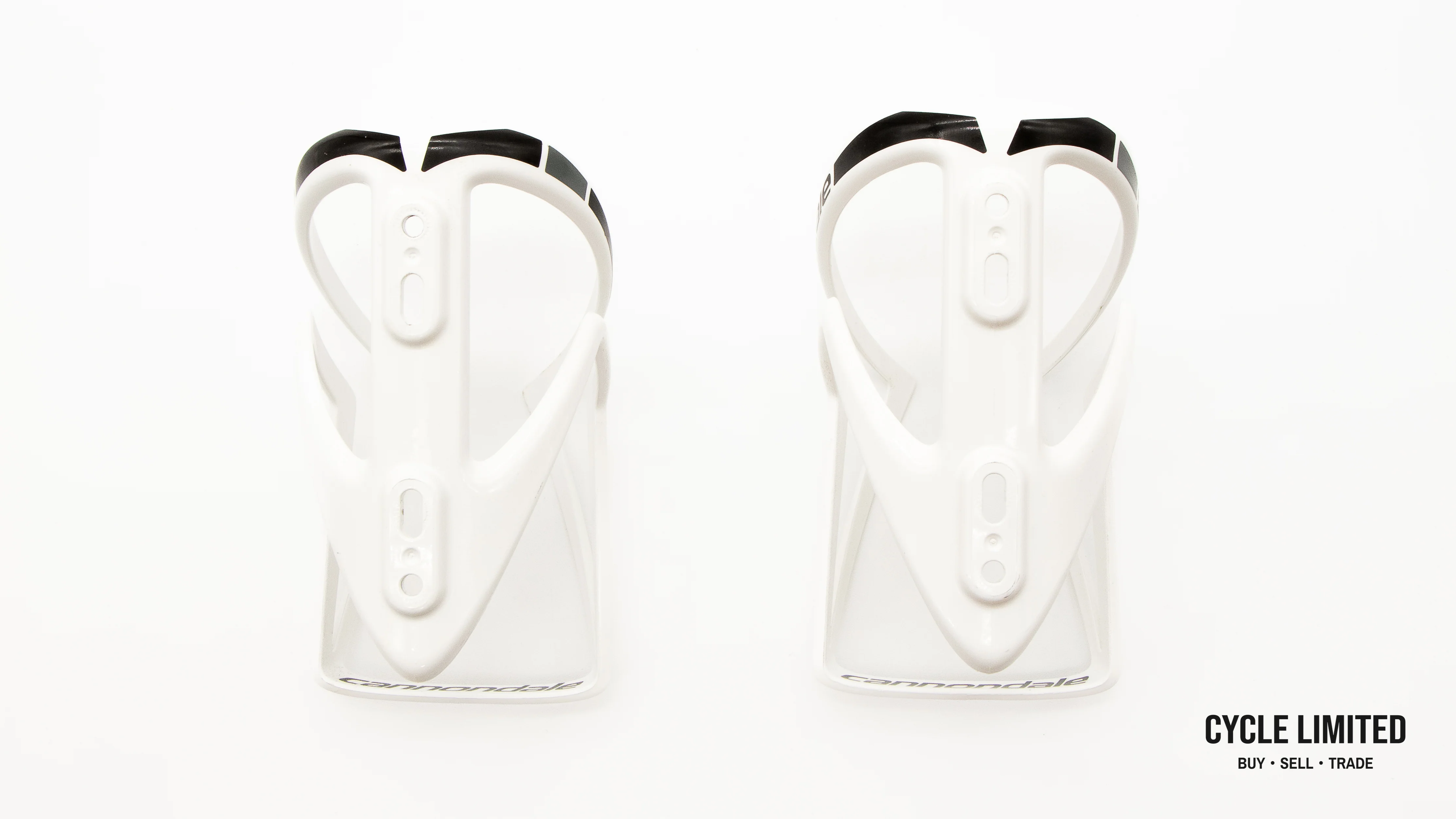 Cannondale Speed C Nylon Bottle Cages Pair White 84g - Image 2