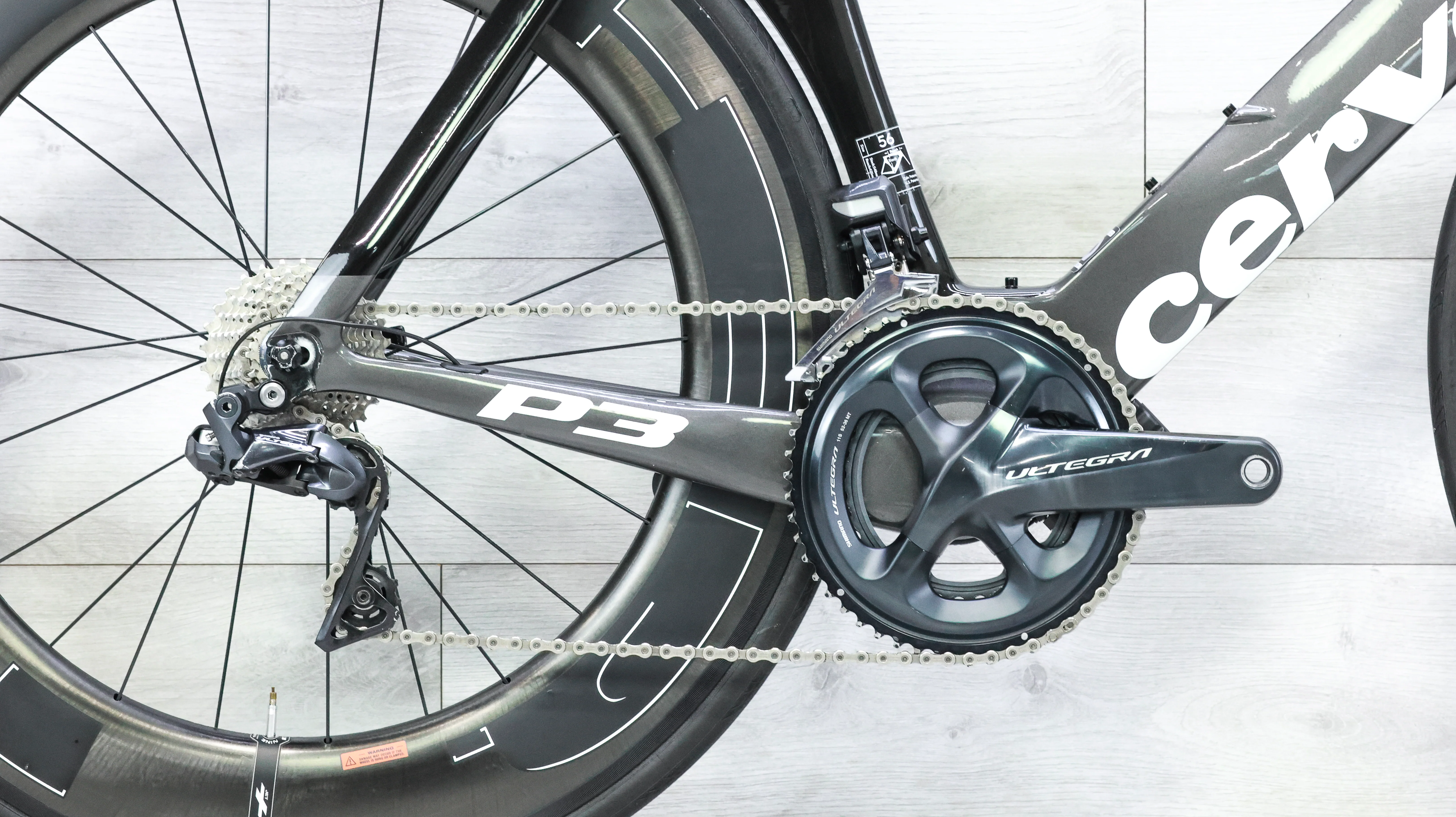 Cervelo P3 Ultegra Di2 Triathlon Bike - 2018, 56cm - Image 5