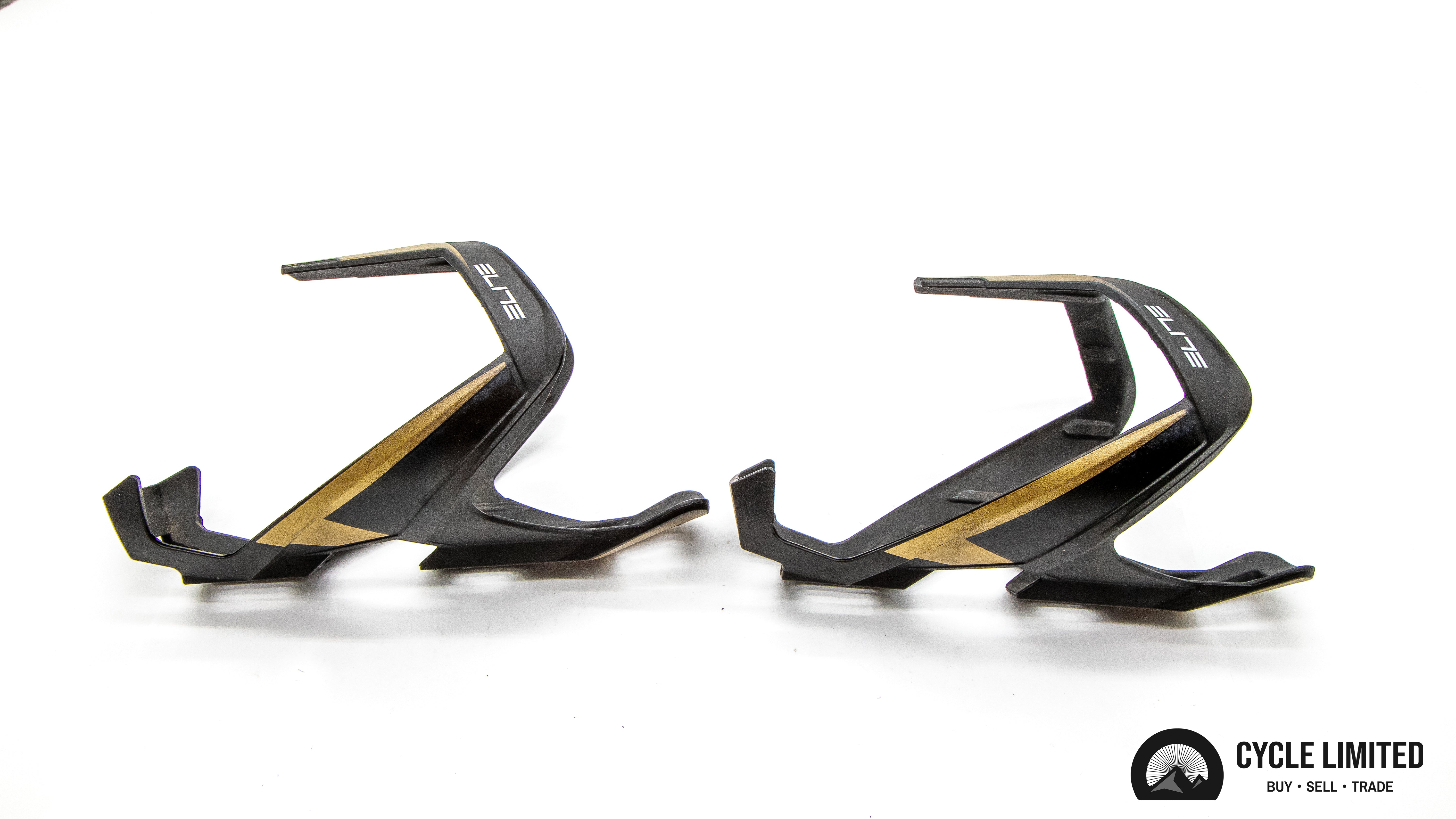 Elite Vico Carbon Bottle Cage Pair Gold 56g - Image 2