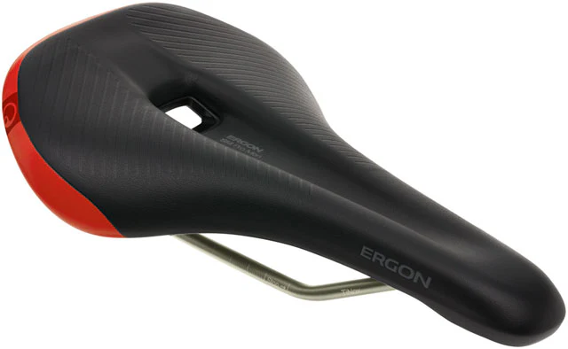 Ergon SM Pro Saddle - Risky Red, Mens