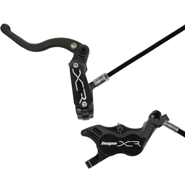 Hope XCR Pro E4 Disc Brake and Lever Set - Hydraulic, Post Mount