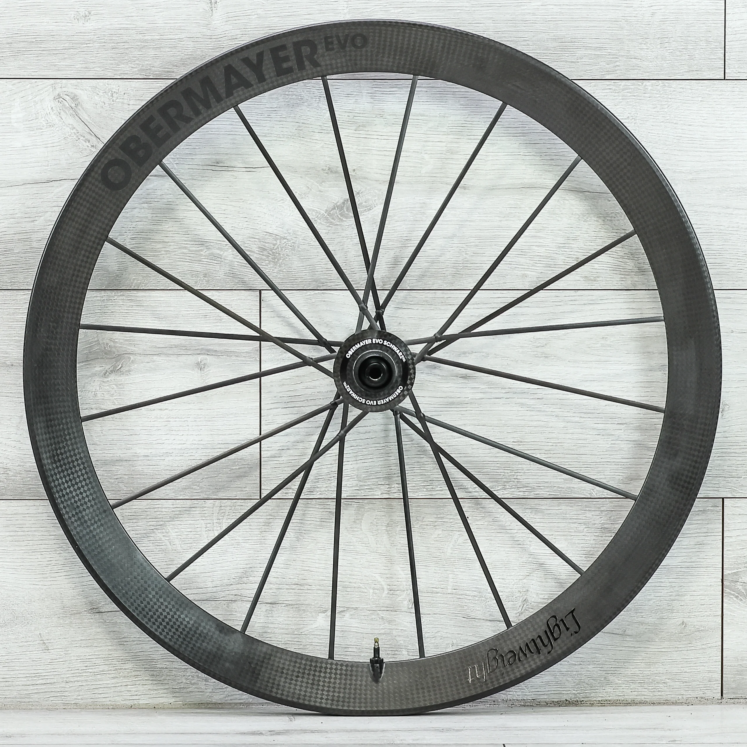 Lightweight Mielenstein Obermeyer EVO Carbon Disc Wheelset - 700c, Tubeless, Center Lock, Campagnolo 12-Speed - Image 7