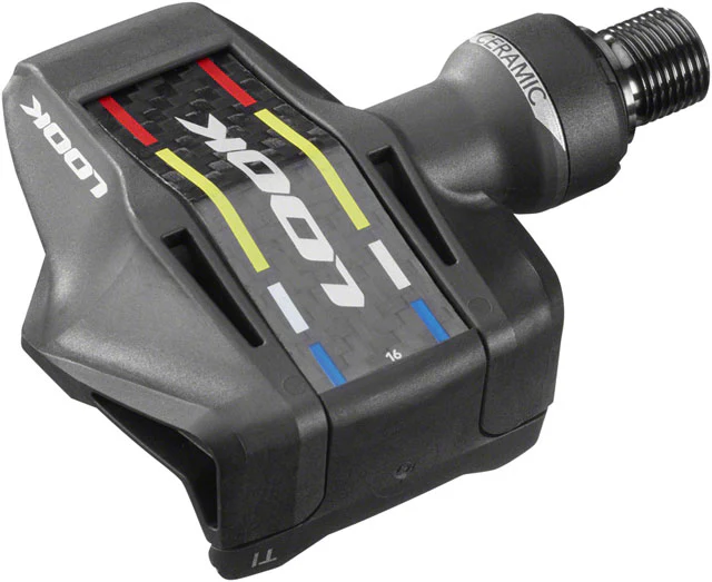 LOOK KEO Blade Carbon Ceramic Ti Pedals - Single Sided Clipless, Titanium, 9/16", Black. 53mm QF, 12Nm - Image 2