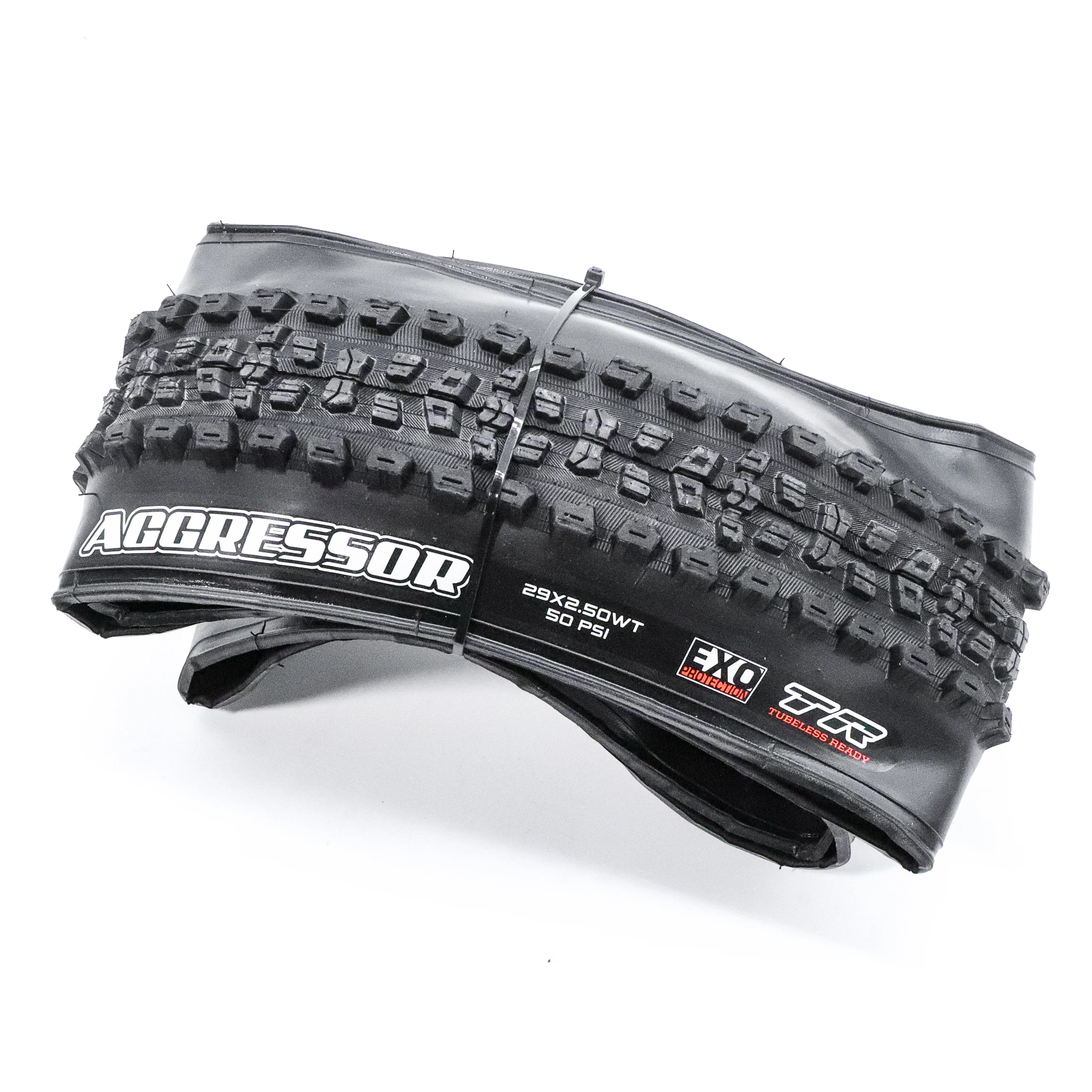 Maxxis Aggressor 29x2.50WT MTB Tire – Tubeless Ready (TR), EXO Protection, Folding - Image 2