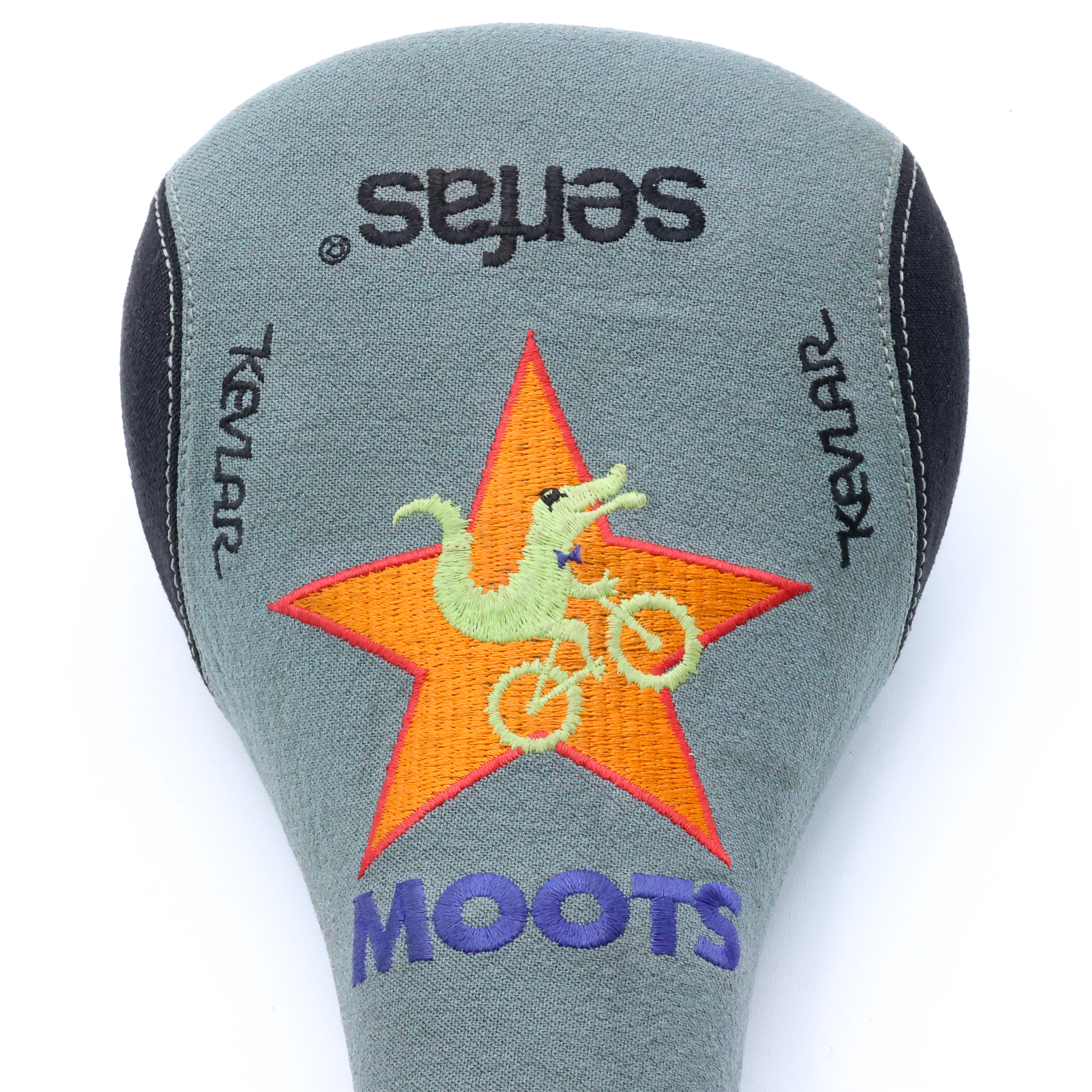 Moots Serfas Embroidered Kevlar Titanium Rails Bike Saddle - 125mm - Image 7