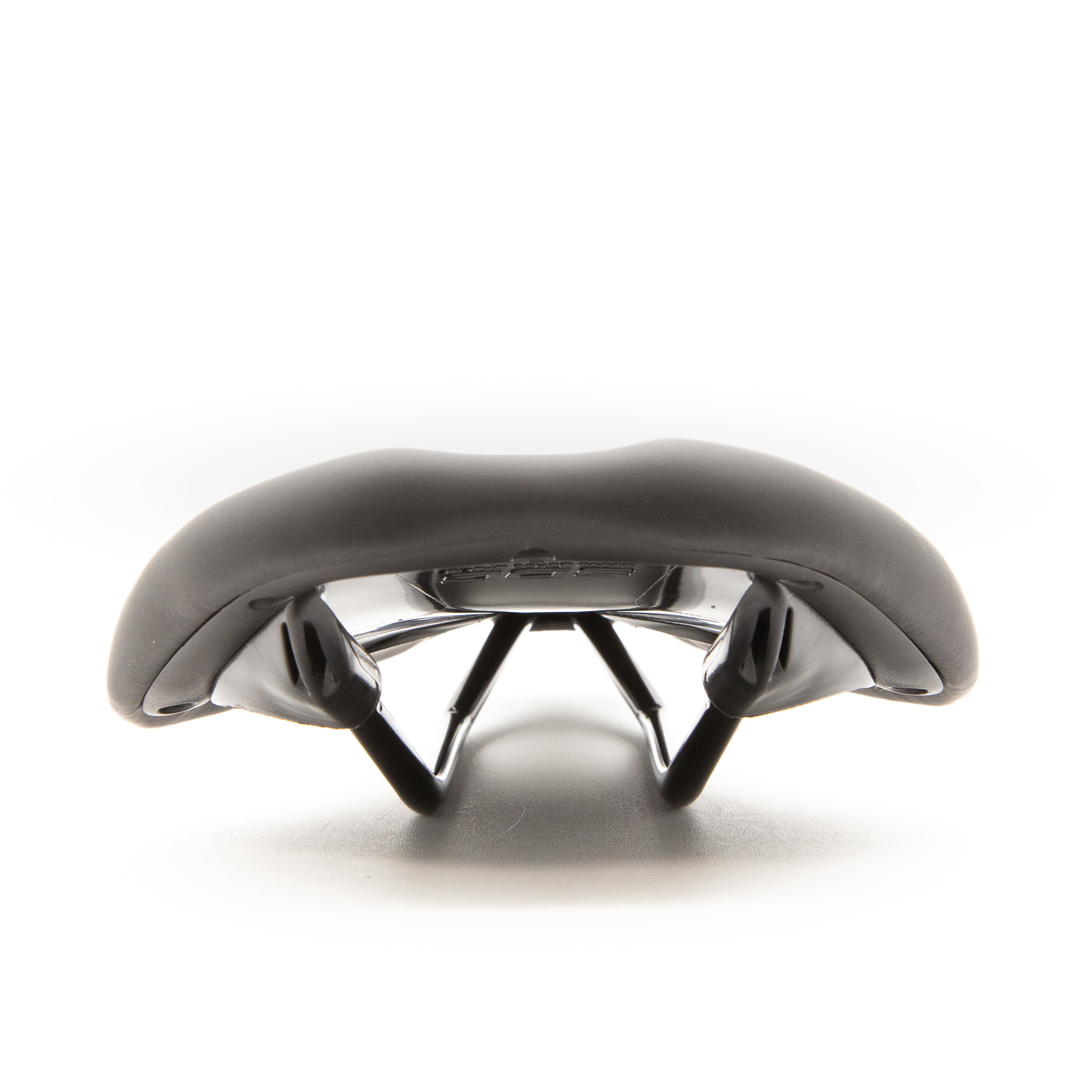 New SDG Duster Black Silver MTB Saddle Steel Rails - Image 9