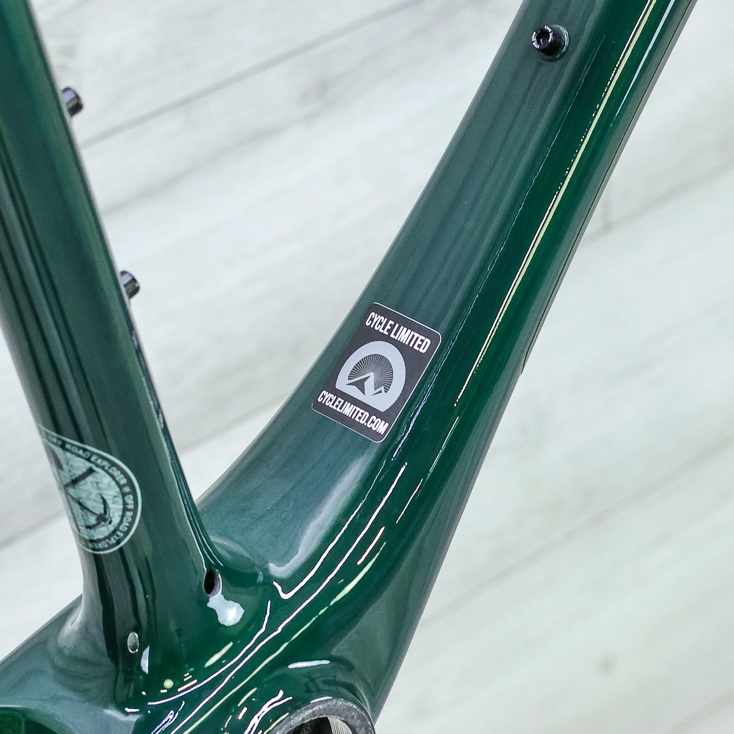 Niner ORE 9 RDO Gravel Bike Frameset - Transparent Green - Image 3
