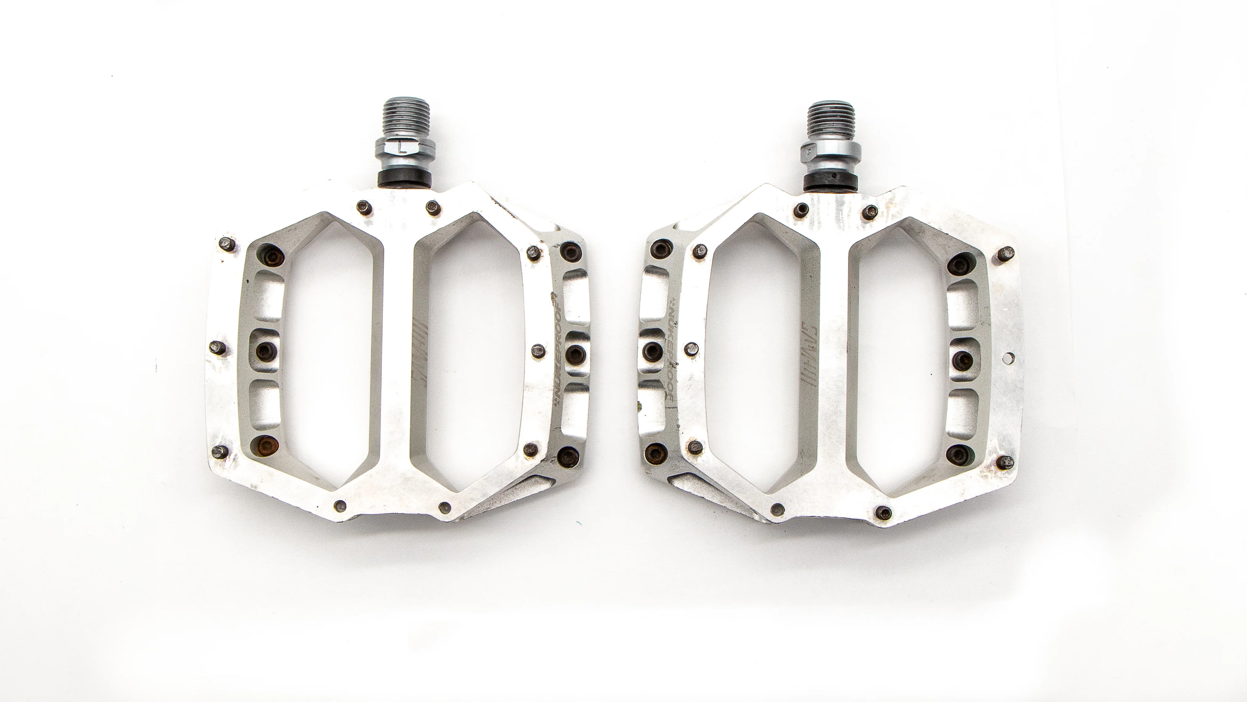 NukeProof Horizon Pro Sam Hill Enduro Flat MTB Pedal Silver 416g - Image 5
