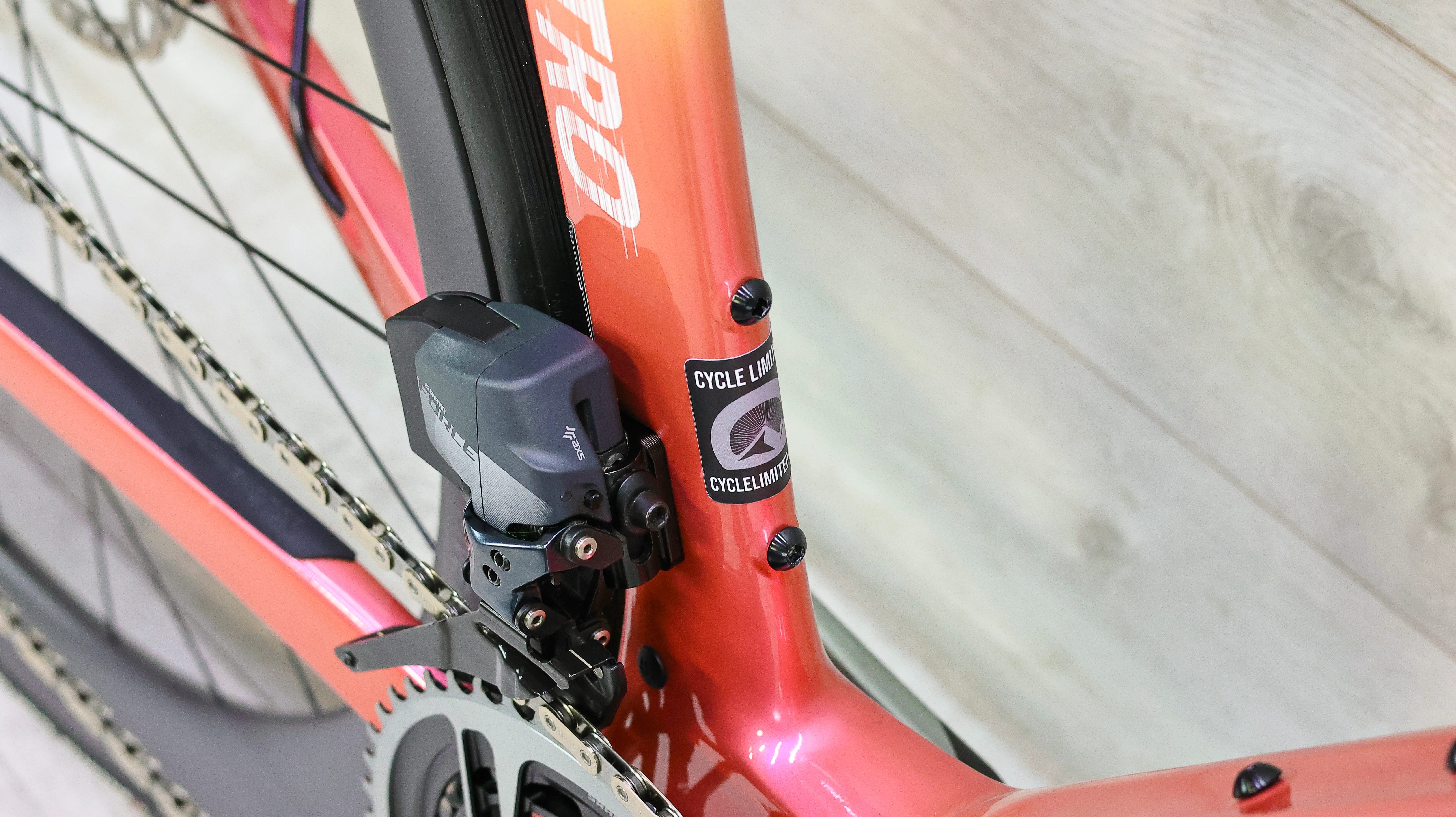 Factor Ostro VAM Red AXS Disc Road Bike - 2021, 52cm - Image 3