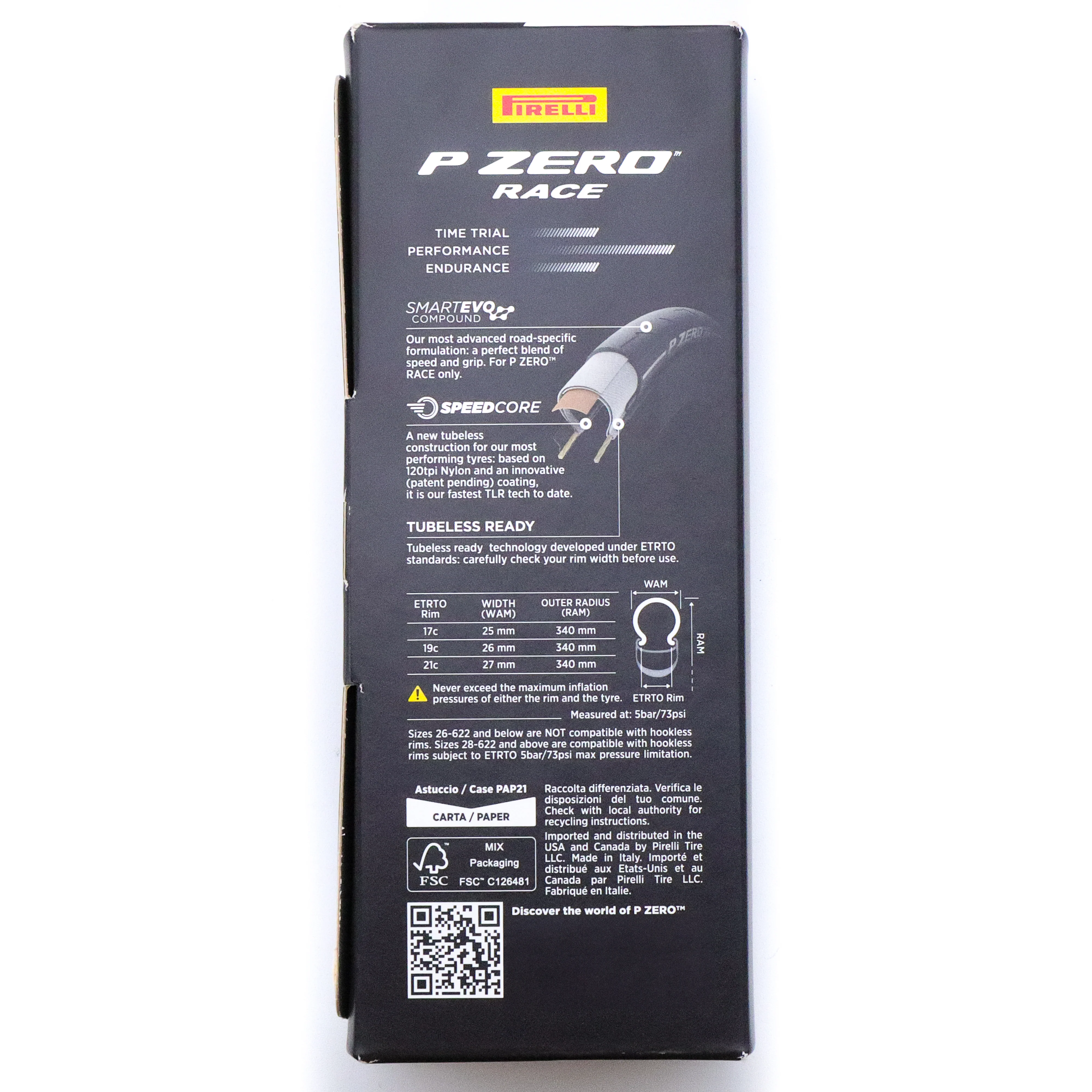 Pirelli P Zero Race TLR 700x26c Road Tire – Tubeless, SmartEVO, SpeedCORE, White Colour Edition - Image 3
