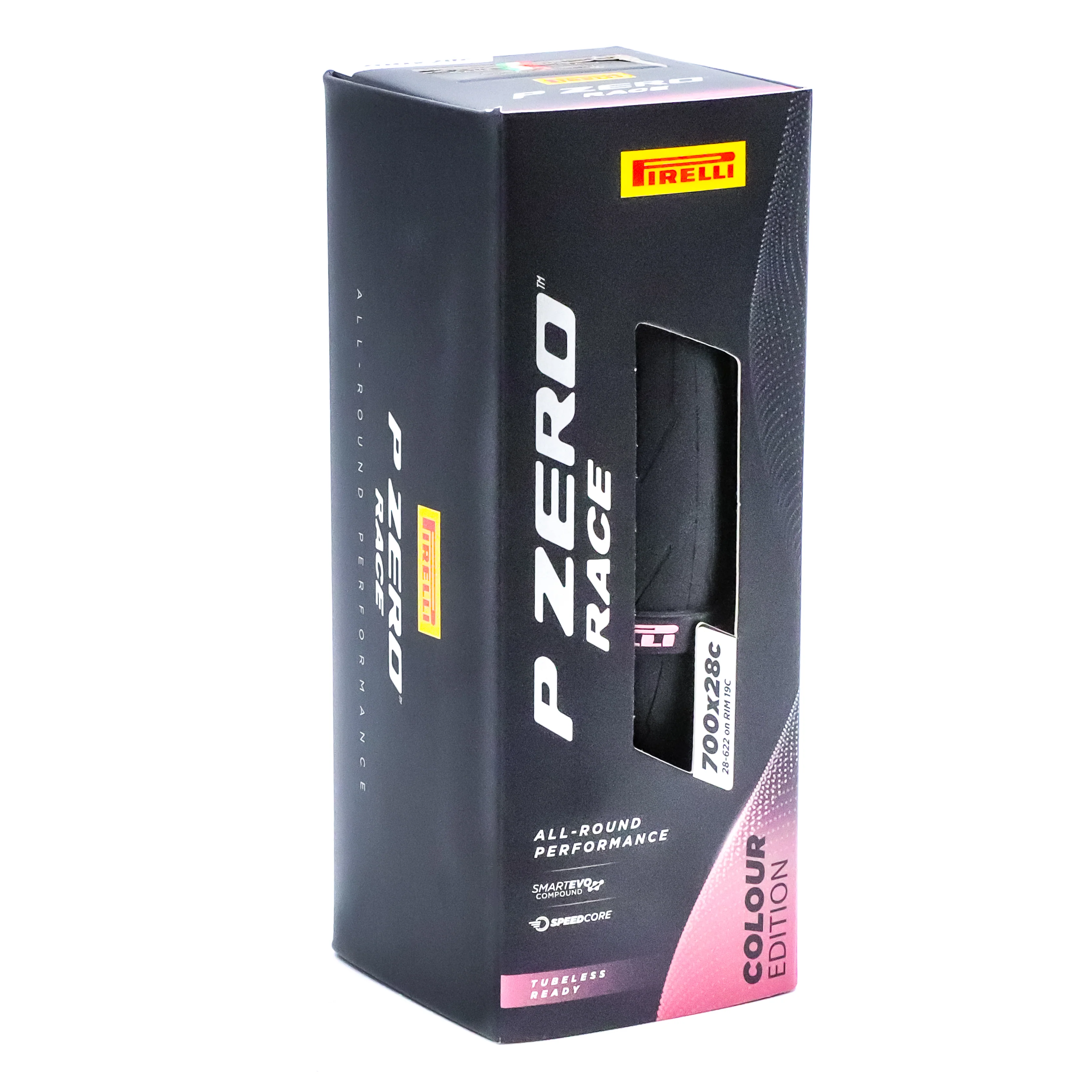 Pirelli P Zero Race TLR 700x28c Road Tire – Tubeless, SmartEVO, SpeedCORE, Pink Colour Edition - Image 2