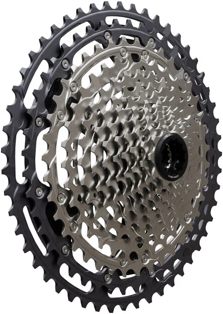 Shimano Deore XT CS-M8200-12 Cassette - 12-Speed, 10-51t, Hyperglide+, Micro Spline, Gray/Silver - Image 4