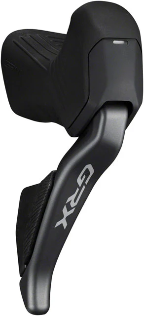 Shimano GRX ST-RX825 Di2 Shift/Brake Lever with BR-RX820 Hyd Disc Brake Caliper - Right/Rear, 12-Speed, Flat Mount Caliper, For 25mm Mount - Image 2
