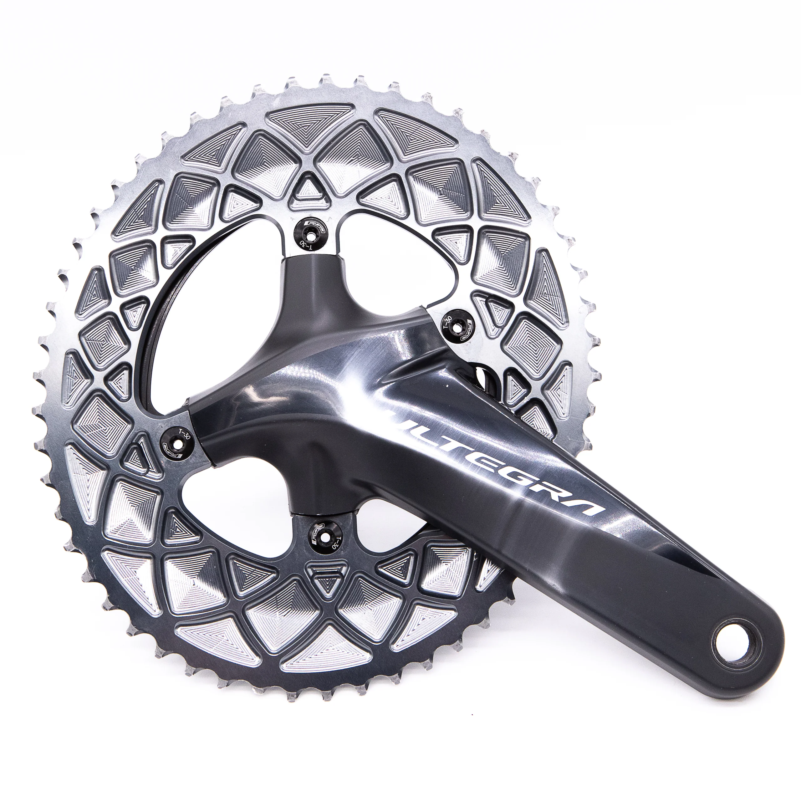 Shimano Ultegra FC-R8000 Crankset AbsoluteBLACK Oval 53/39T Chainring 2x11 Speed 172.5mm - Image 2