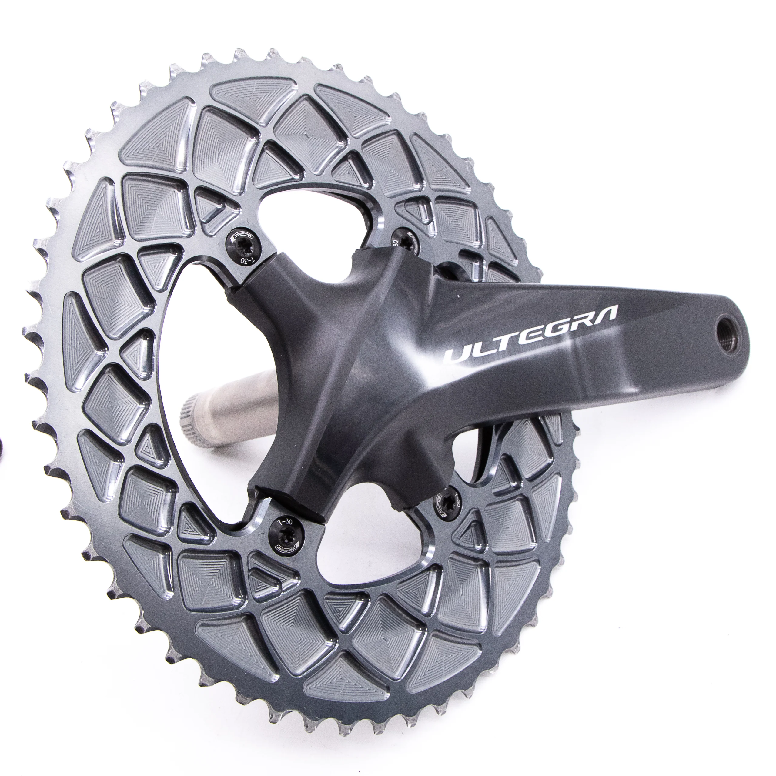 Shimano Ultegra FC-R8000 Crankset AbsoluteBLACK Oval 53/39T Chainring 2x11 Speed 172.5mm - Image 3