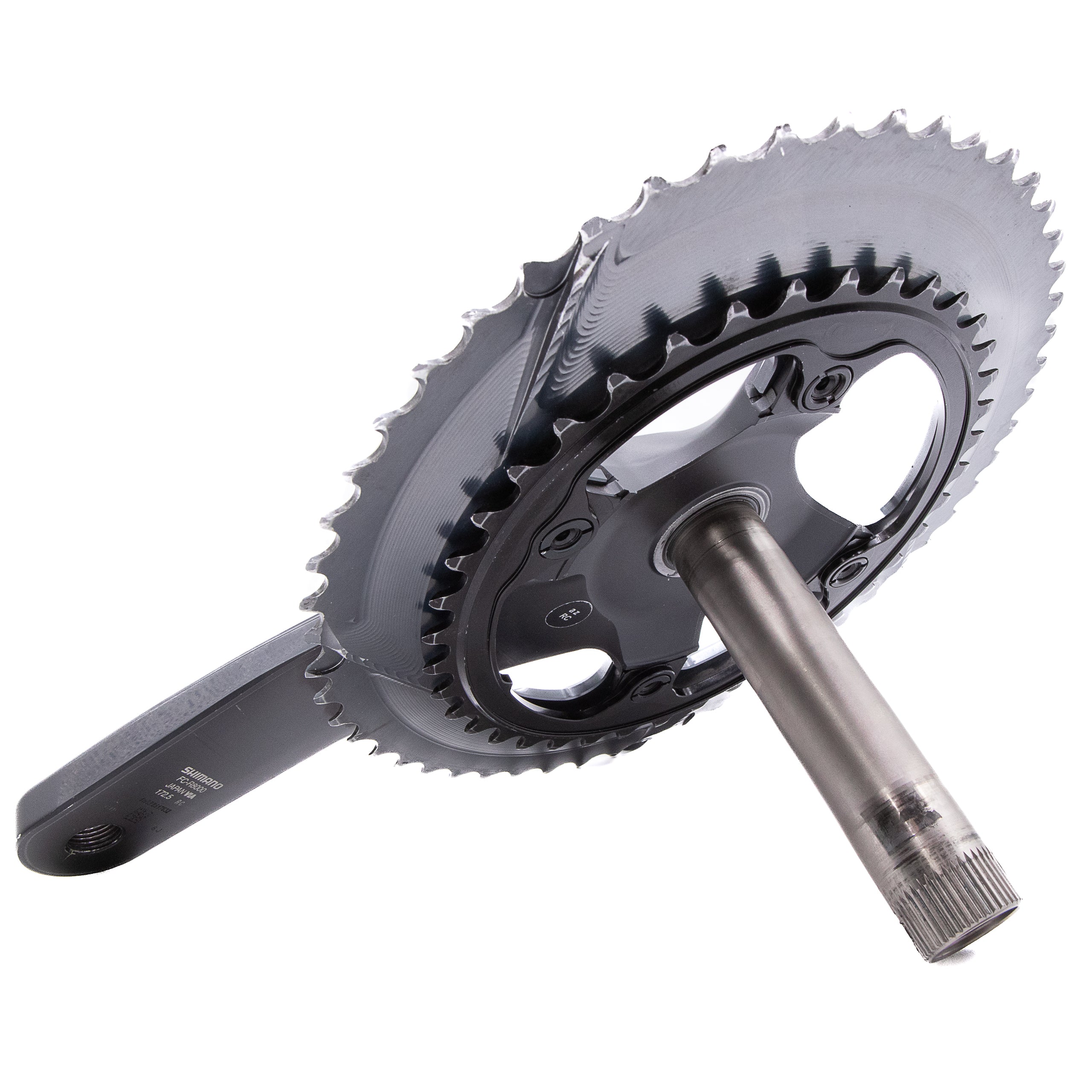 Shimano Ultegra FC-R8000 Crankset AbsoluteBLACK Oval 53/39T Chainring 2x11 Speed 172.5mm - Image 4