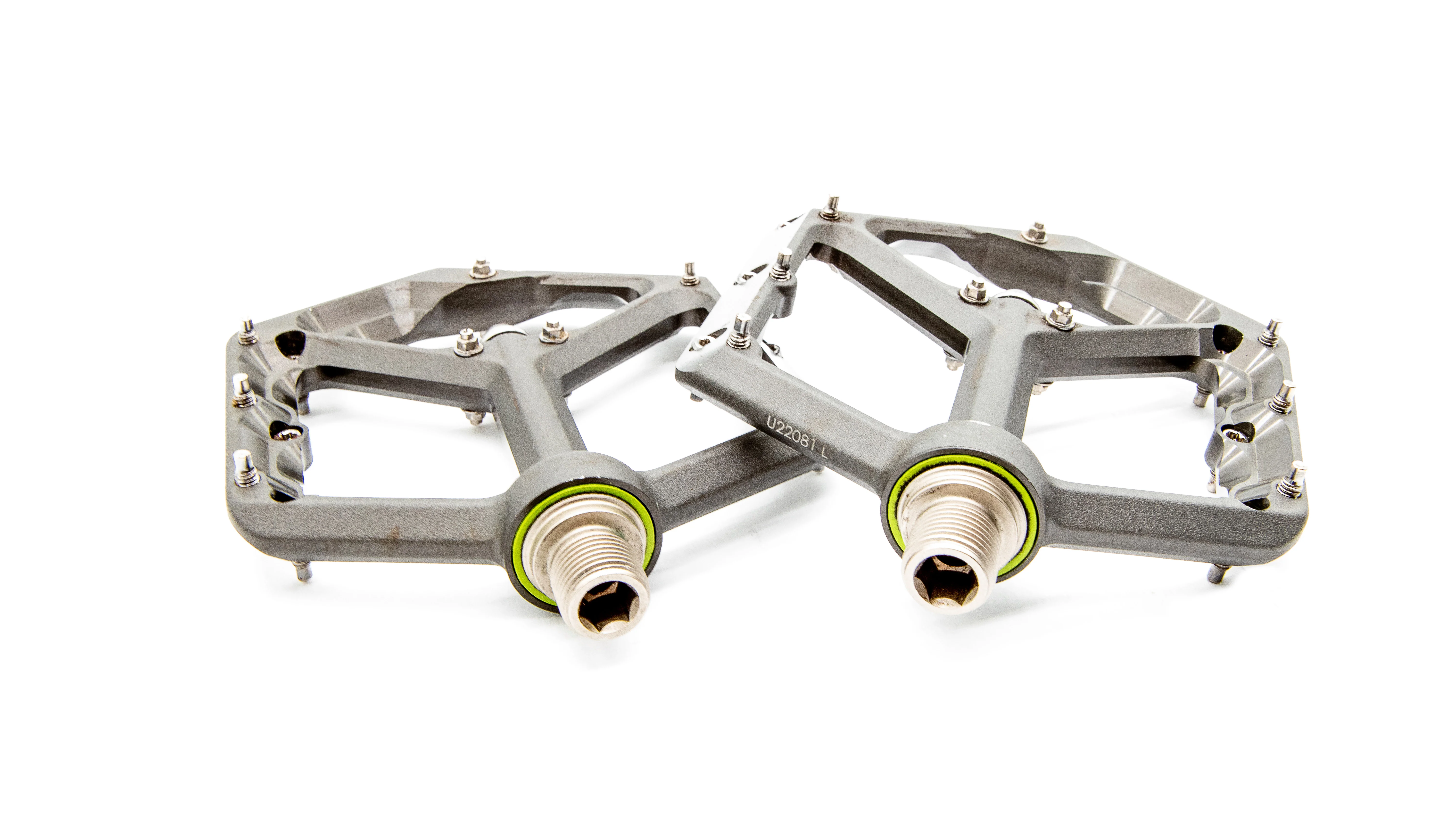 Spank Oozy Reboot MTB Pedals Gun Metal 372g