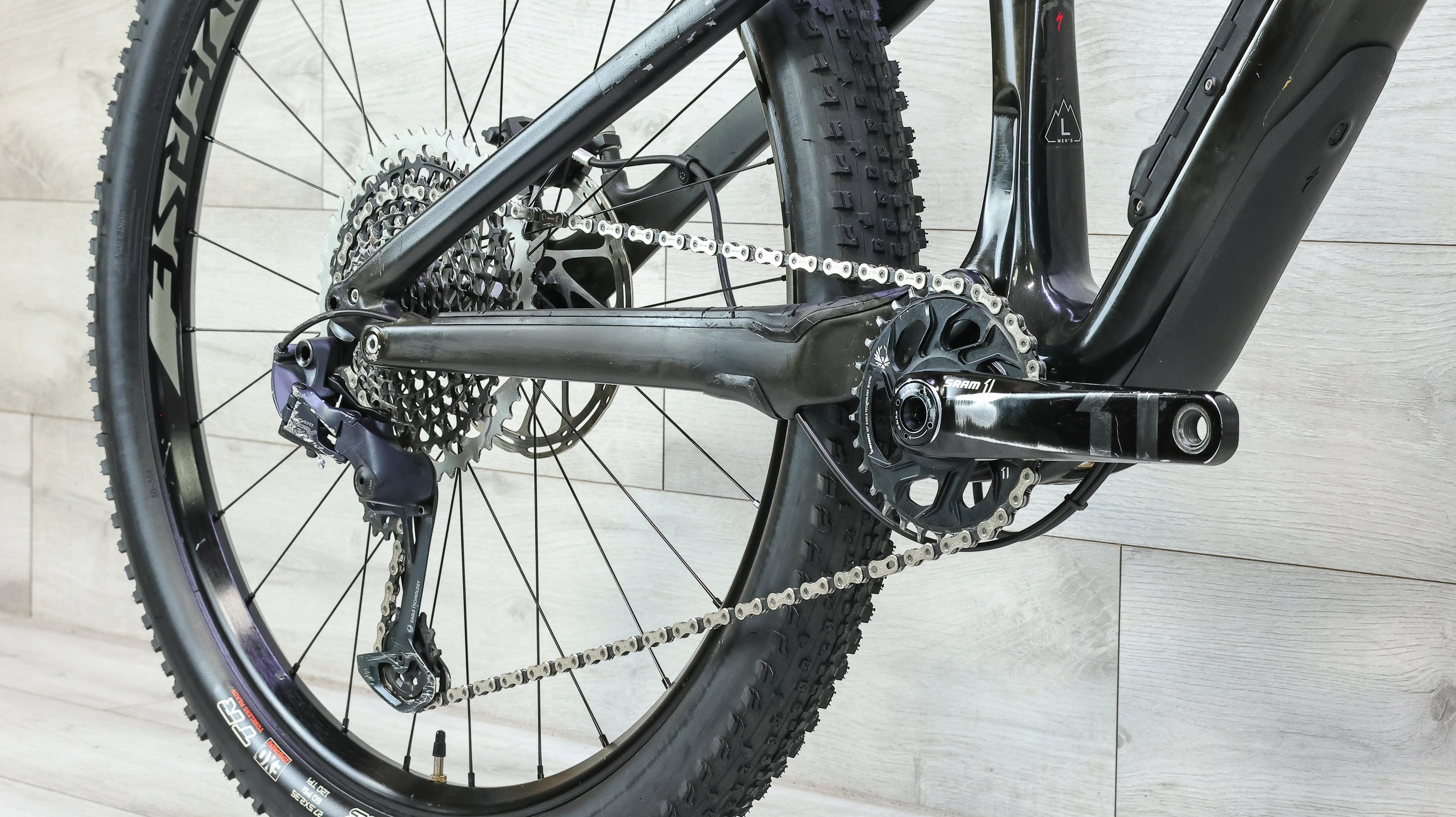 Specialized Stumpjumper FSR Pro Carbon 6Fattie Mountain Bike - 2017, Large - Image 6