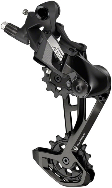 SRAM Apex Eagle Rear Derailleur - 12-Speed, Long Cage, 52t Max, Black, D1 - Image 2