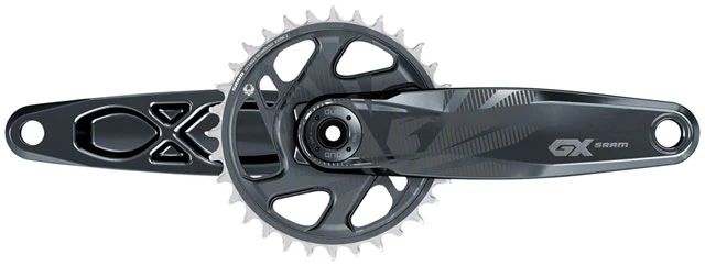SRAM GX Eagle Crankset - 12-Speed, 32t, Direct Mount, DUB Spindle Interface, Lunar, 49mm Chainline