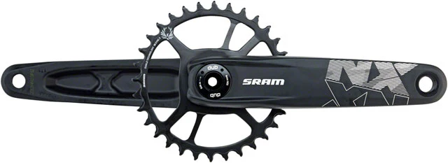 SRAM NX Eagle Boost Crankset - 12-Speed, 32t, Direct Mount, DUB Spindle Interface, Black - Image 2