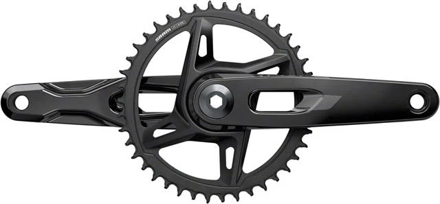 SRAM Rival 1x XPLR Wide Crankset - 12/13-Speed, 42t, 8-Bolt Direct Mount, DUB Spindle, Black, E1 - Image 2