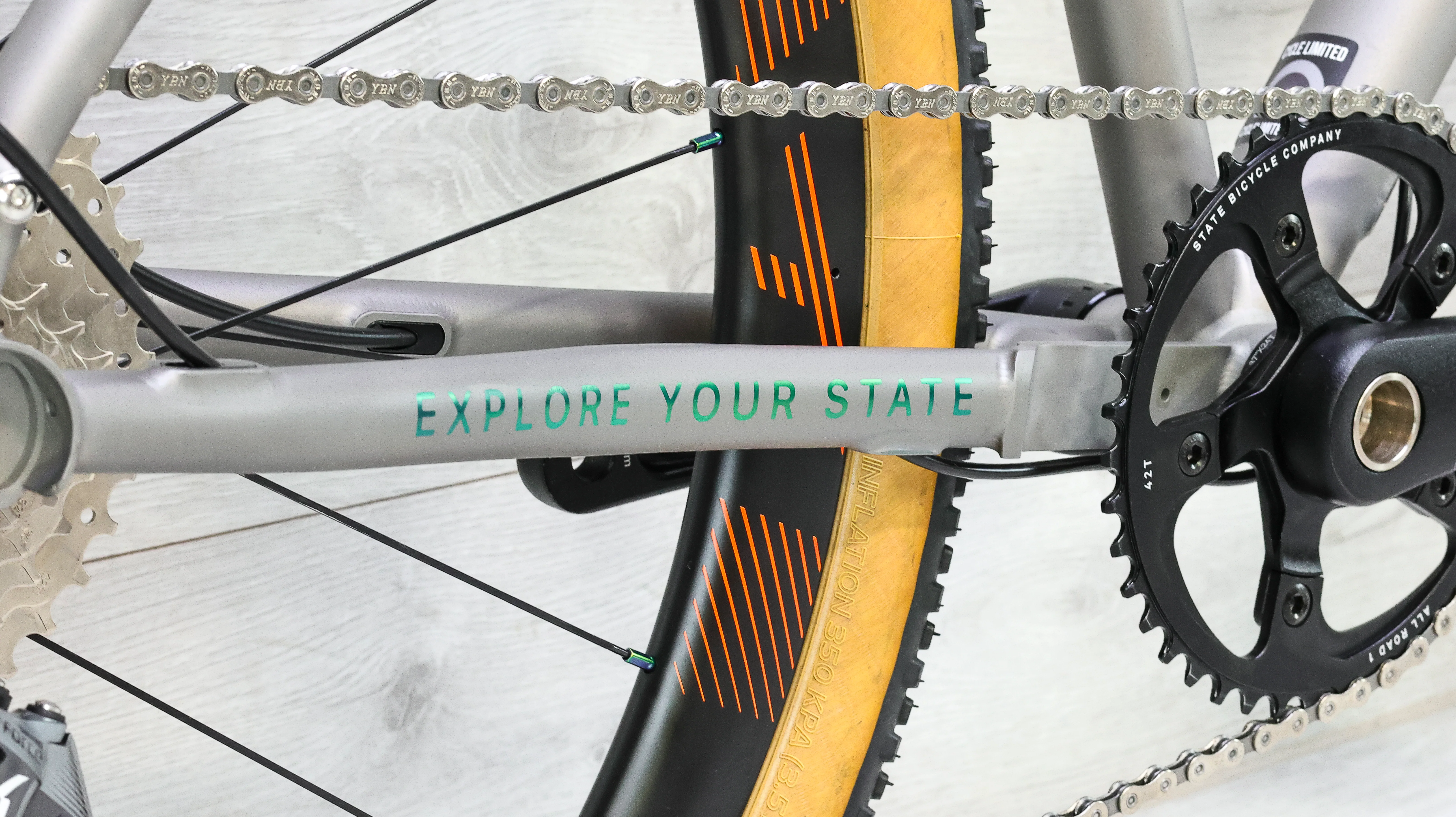State Bicycle Co. All-Road Titanium Gravel Bike - 2025, Small - Image 17