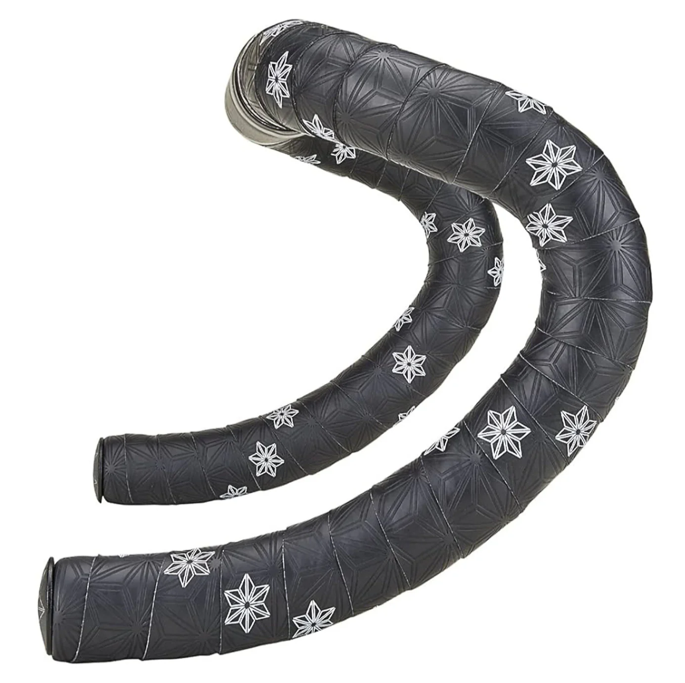 Super Sticky Kush Bicycle Handlebar Tape - Black with White Stars - Image 4
