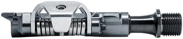 Wolf Tooth MK0 DEL Gravel Race Clipless Pedals - Single Sided Clipless, Alloy, 9/16", Shadow Gray, Pair, Shimano SPD - Image 4