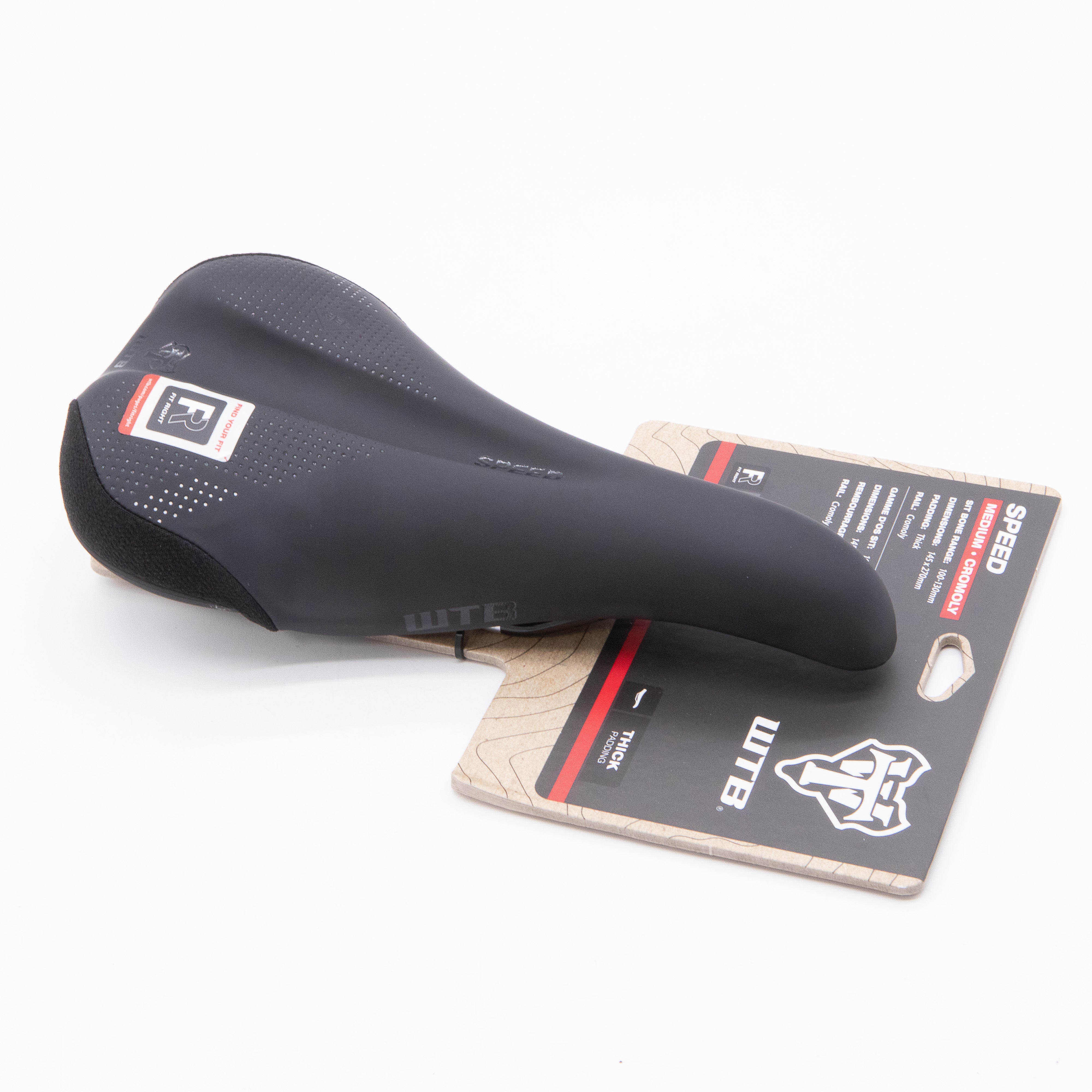 WTB Speed Saddle - Chromoly Black Medium 446g - Image 2